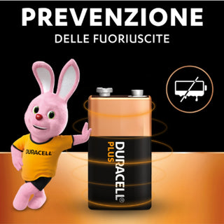 DURACELL Batterie Alcaline Plus 9V