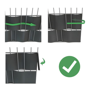 EFFE Fascia Frangivista in PCV per esterni 19 cm x 35 metri (diversi colori)