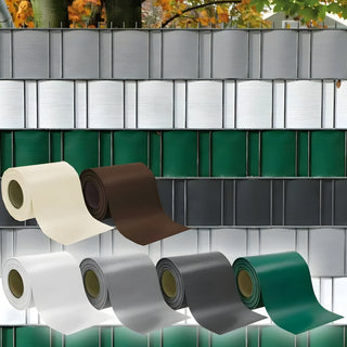 EFFE Fascia Frangivista in PCV per esterni 19 cm x 35 metri (diversi colori)