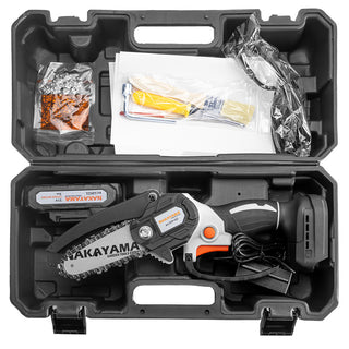 NAKAYAMA Mini Motosega EC1040 con Batteria e Accessori