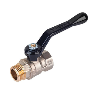 TIEMME Valvola a Sfera Passaggio Standard M/F Leva Alluminio Mistral 2361 ISO228